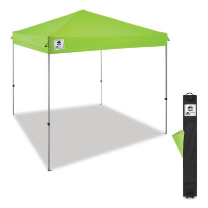 Shax 6010 Lightweight Pop-Up Tent, Single Skin, 10 ft x 10 ft, Polyester/Steel, Lime, Ships in 1-3 Business Days1