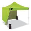 Shax 6051 Heavy-Duty Pop-Up Tent Kit, Single Skin, 10 ft x 10 ft, Polyester/Steel, Lime, Ships in 1-3 Business Days1