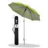 Shax 6100 Lightweight Work Umbrella, 90" Span, 92.4" Long, Lime Canopy, Ships in 1-3 Business Days1