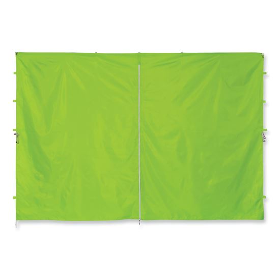 Shax 6096 Pop-Up Tent Sidewall with Zipper, Single Skin, 10 ft x 10 ft, Polyester, Lime, Ships in 1-3 Business Days1