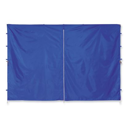 Shax 6096 Pop-Up Tent Sidewall with Zipper, Single Skin, 10 ft x 10 ft, Polyester, Blue, Ships in 1-3 Business Days1