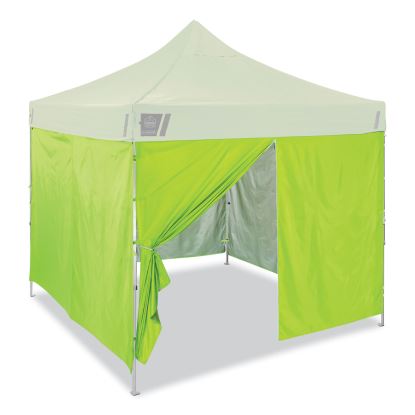 Shax 6054 Pop-Up Tent Sidewall Kit, Single Skin, 10 ft x 10 ft, Polyester, Lime, Ships in 1-3 Business Days1