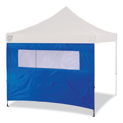 Shax 6092 Pop-Up Tent Sidewall with Mesh Window, Single Skin, 10 ft x 10 ft, Polyester, Blue, Ships in 1-3 Business Days1