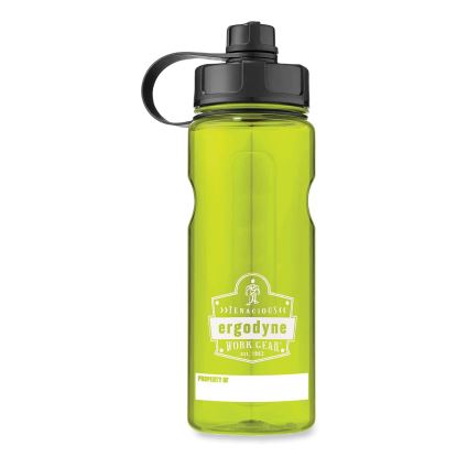 Chill-Its 5151 Plastic Wide Mouth Water Bottle, 34 oz, Lime, Ships in 1-3 Business Days1