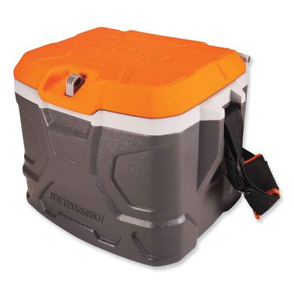 Chill-Its 5170 17-Quart Industrial Hard Sided Cooler, Orange/Gray, Ships in 1-3 Business Days1