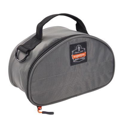 Arsenal 5187 Clamshell Half Respirator Bag with Zipper Closure, 4 x 9 x 5, Gray, Ships in 1-3 Business Days1