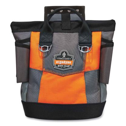 Arsenal 5527 Premium Topped Tool Pouch with Hinged Closure, 6 x 10 x 11.5, Polyester, Orange, Ships in 1-3 Business Days1