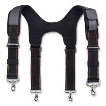 Arsenal 5560 Padded Tool Belt Suspenders, 36" to 48" Waist, 3" Wide, Polyester, Gray, Ships in 1-3 Business Days1