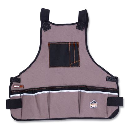 Arsenal 5700 16-Pocket Apron, 16 Compartments, 20.8 x 23.6, Canvas, Gray, Ships in 1-3 Business Days1