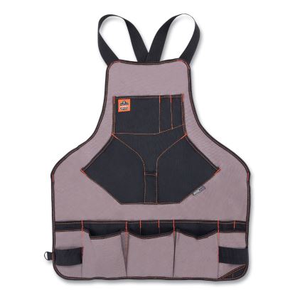 Arsenal 5704 Canvas Tool Apron, 22 Compartments, 25.5 x 28, Canvas, Gray, Ships in 1-3 Business Days1