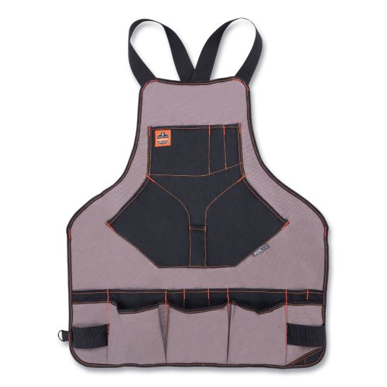 Arsenal 5704 Canvas Tool Apron, 22 Compartments, 25.5 x 28, Canvas, Gray, Ships in 1-3 Business Days1