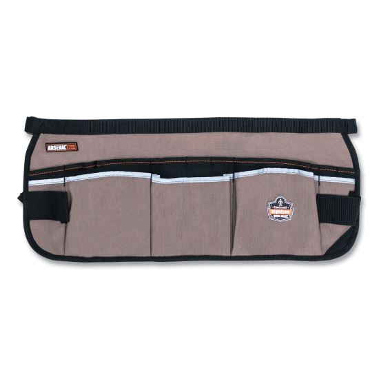Arsenal 5706 13-Pocket Waist Apron, 13 Compartments, 23 x 9, Canvas, Gray, Ships in 1-3 Business Days1