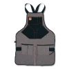 Arsenal 5705 Extended Length Canvas Tool Apron, 13 Compartments, 25.5 x 34, Canvas, Gray, Ships in 1-3 Business Days1