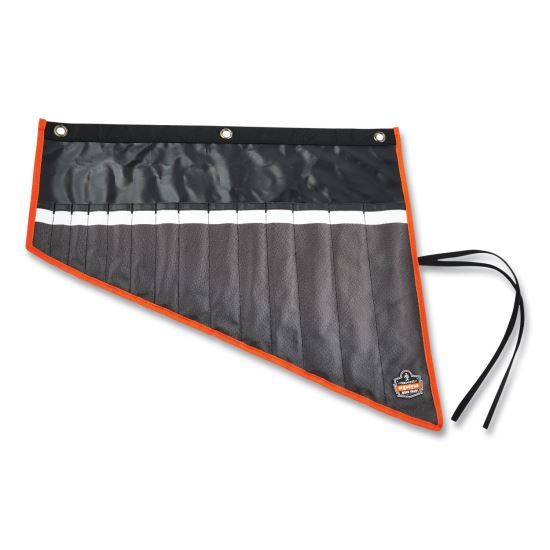 Arsenal 5873 Polyester Wrench Roll Up, 14 Compartments, 26.5 x 5, Polyester, Black, Ships in 1-3 Business Days1