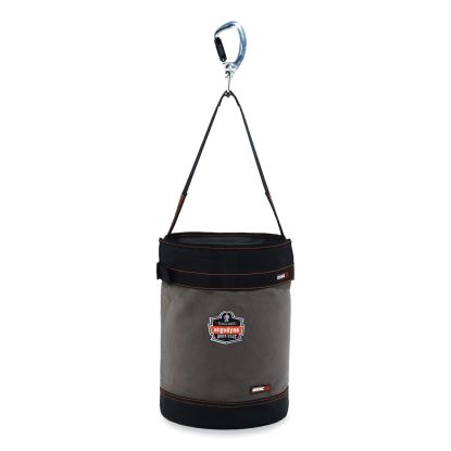 Arsenal 5940T Swiveling Carabiner Canvas Hoist Bucket and Top, 150 lb, Gray, Ships in 1-3 Business Days1