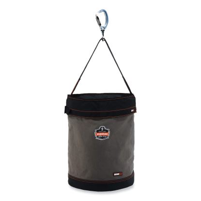 Arsenal 5945T Extra-Large Swiveling Carabiner Canvas Hoist Bucket and Top, 150 lb, Gray, Ships in 1-3 Business Days1
