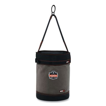 Arsenal 5960T Canvas Hoist Bucket and Top with D-Rings, 12.5 x 12.5 x 17, Gray, Ships in 1-3 Business Days1