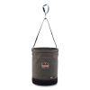 Arsenal 5940 Swiveling Carabiner Canvas Hoist Bucket, 150 lb, Gray, Ships in 1-3 Business Days1