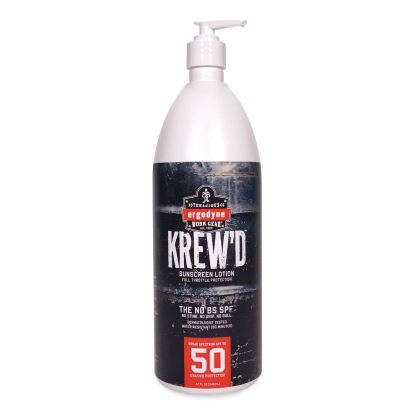 Krewd 6355 SPF 50 Sunscreen Lotion, 32 oz Pump Bottle, Ships in 1-3 Business Days1