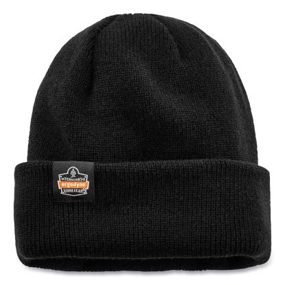 N-Ferno 6811Z Rib Knit Hat with Zipper for Bump Cap Insert, One Size Fits Most, Black, Ships in 1-3 Business Days1