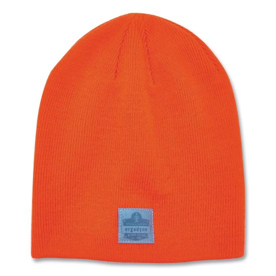 N-Ferno 6812 Rib Knit Beanie, One Size Fits Most, Orange, Ships in 1-3 Business Days1