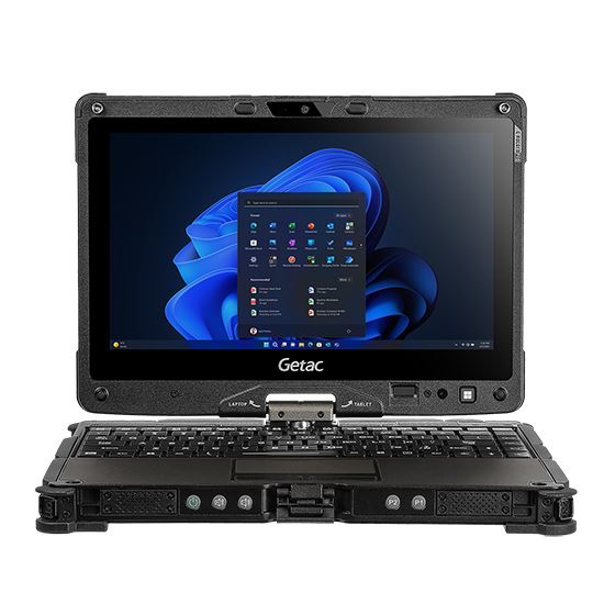 Getac V110 G7 Hybrid (2-in-1) 11.6" Touchscreen Full HD Intel® Core™ i7 i7-1255U 16 GB DDR4-SDRAM 256 GB SSD Wi-Fi 6E (802.11ax) Windows 11 Pro Black1