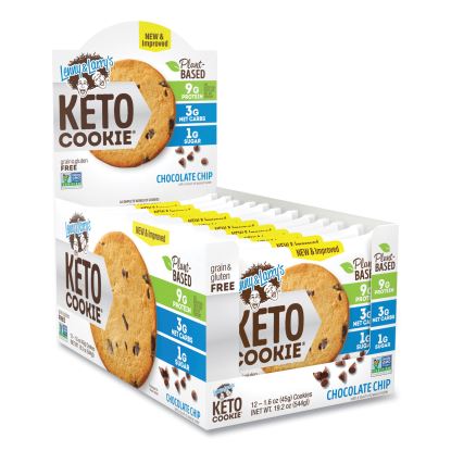 Keto Chocolate Chip Cookie, Chocolate Chip, 1.6 oz Packet, 12/Pack, Ships in 1-3 Business Days1