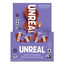 Dark Chocolate Almond Butter Cups, 0.53 oz, Individually Wrapped, 40/Pack, Ships in 1-3 Business Days1