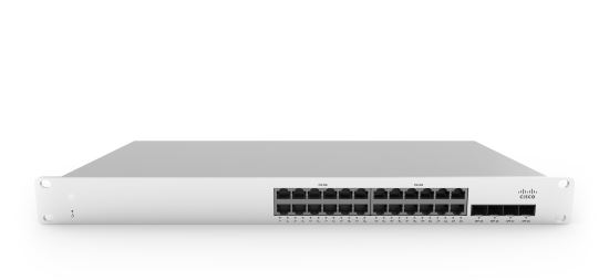 Cisco Meraki MS210-24P-HW network switch Managed Gigabit Ethernet (10/100/1000) Power over Ethernet (PoE) 1U Aluminum1