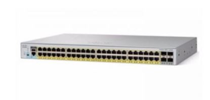 Cisco Catalyst C2960L-48PQ Managed L2 Gigabit Ethernet (10/100/1000) Power over Ethernet (PoE) 1U Gray1