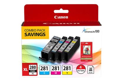 Canon PGI-280 XL / CLI-281 ink cartridge Original Black, Cyan, Magenta, Yellow1