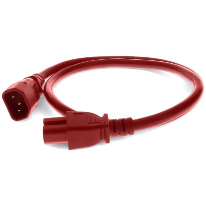 AddOn Networks ADD-C142C1514AWG7FTRD power cable Red 82.7" (2.1 m) C14 coupler C15 coupler1