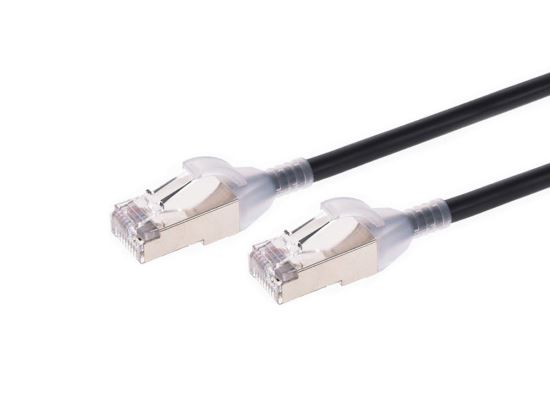 Monoprice SlimRun networking cable Black 120" (3.05 m) Cat6a S/FTP (S-STP)1