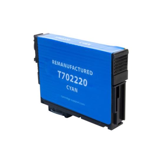 EPC Remanufactured Cyan Ink Cartridge for Epson T7022201