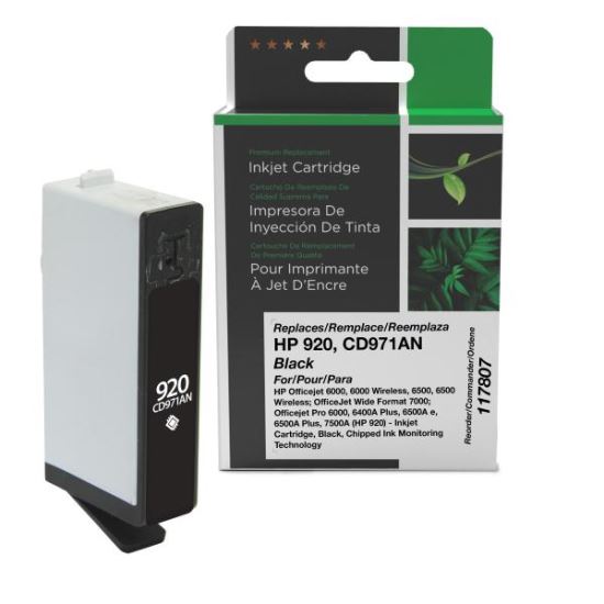 Clover Imaging Remanufactured Black Ink Cartridge for HP 920 (CD971AN)1