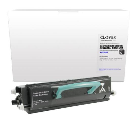 Clover Imaging Remanufactured High Yield Toner Cartridge for Lexmark E350/E3521