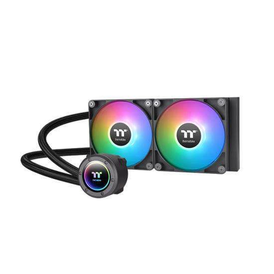 Thermaltake TT TH240 ARGB Processor All-in-one liquid cooler 4.72" (12 cm) Black 1 pc(s)1