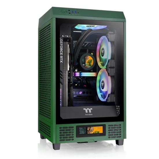 Thermaltake Tower 200 Mini Tower Green1