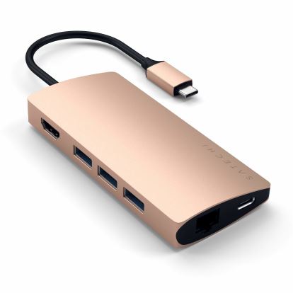 Satechi ST-TCMA2G laptop dock/port replicator Wired Thunderbolt 3 Gold1