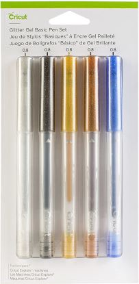 Cricut 2004025 gel pen Capped gel pen Medium Black, Blue, Brown, Gold, Silver 5 pc(s)1