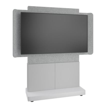 Middle Atlantic Products FM-DS-4875FS-BD8W TV mount 65" Gray, Silver, White1