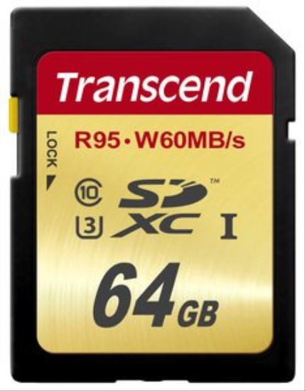 Transcend TS64GSDU3 memory card 64 GB SDXC NAND Class 101