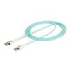 StarTech.com 450FBLCLC3PP fiber optic cable 118.1" (3 m) LC LOMM OM4 Aqua color5