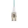 StarTech.com 450FBLCLC5SW fiber optic cable 196.9" (5 m) LC LOMM OM4 Aqua color4