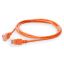 AddOn Networks ADD-1FSLCAT6A-OE networking cable Orange 11.8" (0.3 m) Cat6a U/UTP (UTP)1