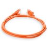 AddOn Networks ADD-1FSLCAT6A-OE networking cable Orange 11.8" (0.3 m) Cat6a U/UTP (UTP)4