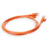 AddOn Networks ADD-1FSLCAT6A-OE networking cable Orange 11.8" (0.3 m) Cat6a U/UTP (UTP)5