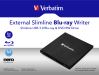 Verbatim External Slimline optical disc drive Blu-Ray RW Black6