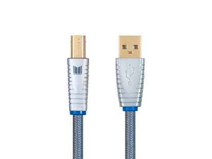 Monoprice 33464 USB cable 78.7" (2 m) USB A USB B Blue1