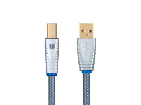 Monoprice 33464 USB cable 78.7" (2 m) USB A USB B Blue1